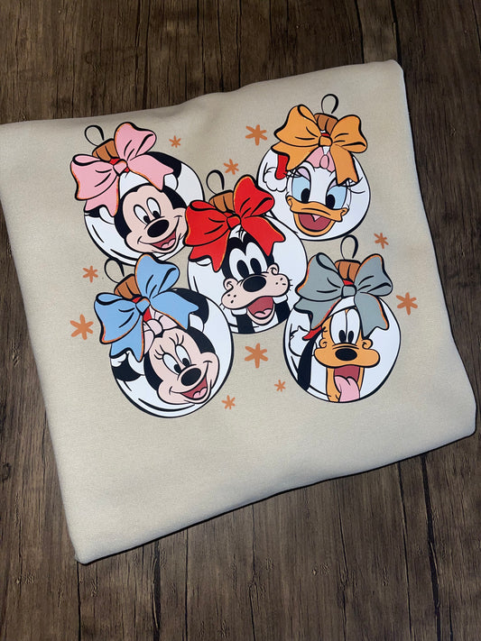 Disney Bow Ornament Sweatshirt